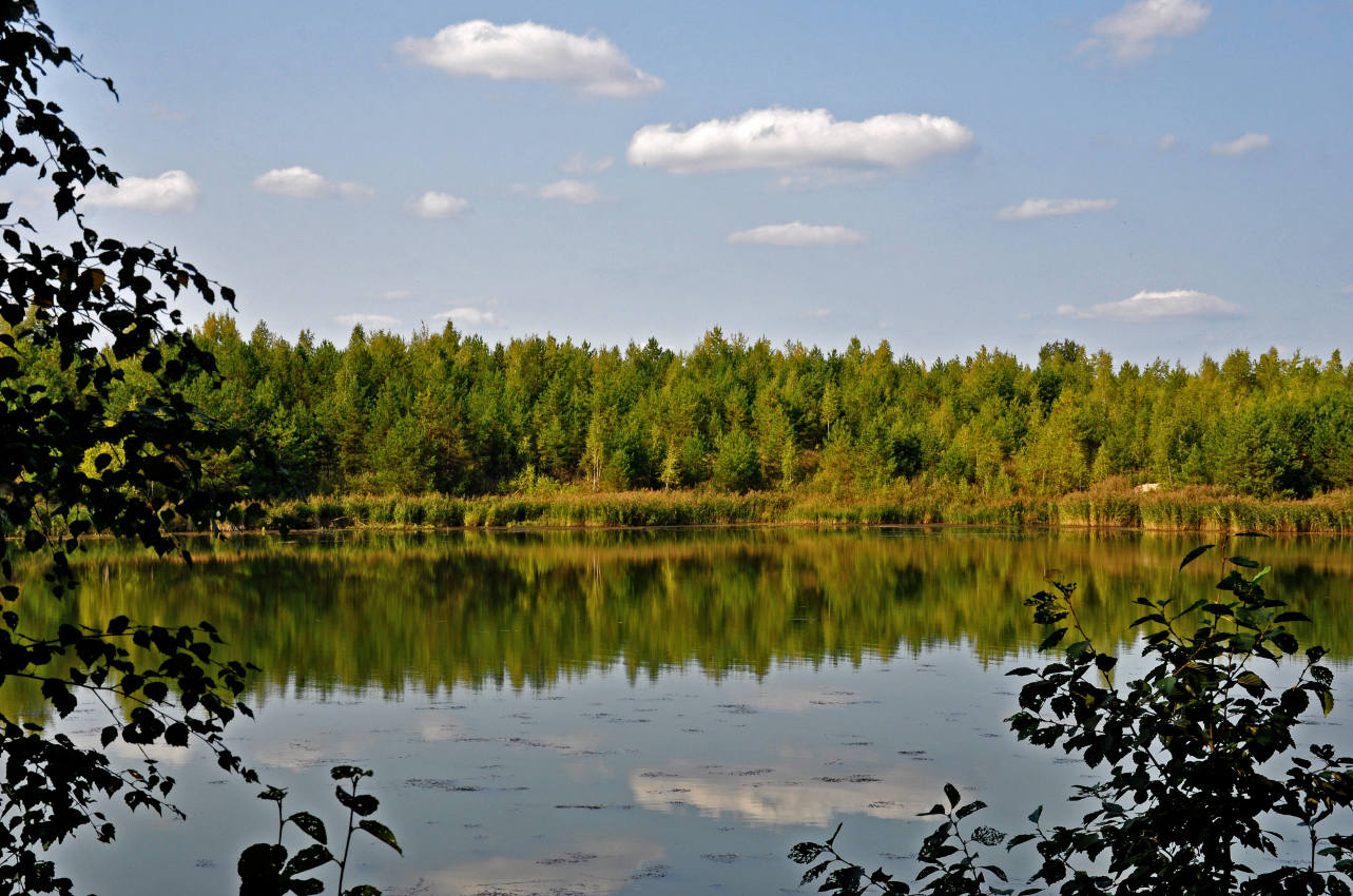 Лопатинские карьеры, изображение ландшафта.