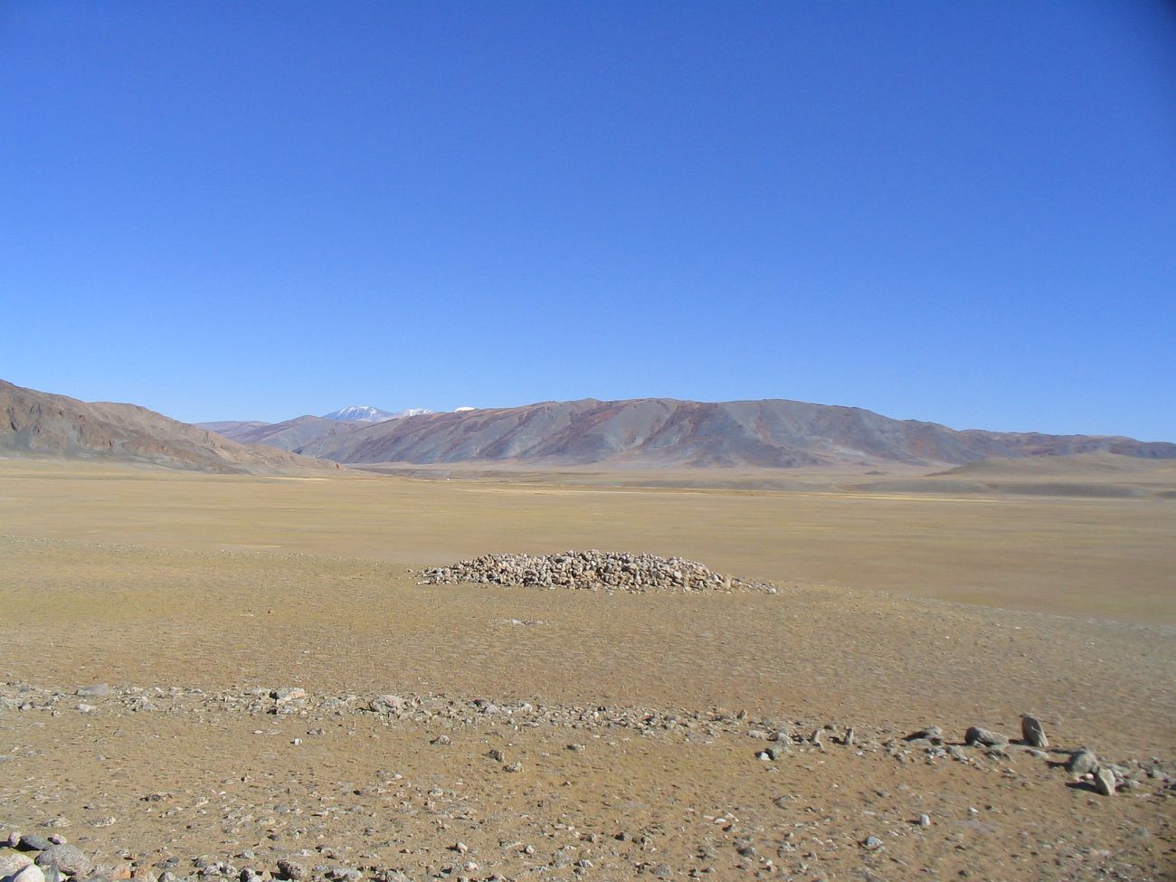 Котловина Могойт, изображение ландшафта.