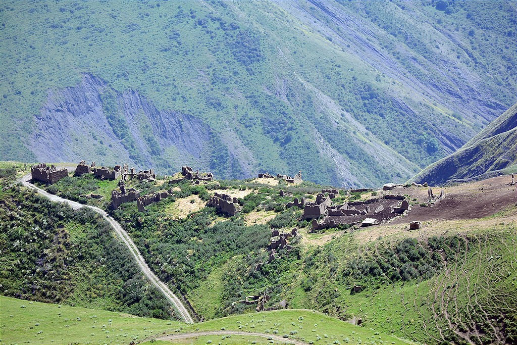 Покинутое село Усур, изображение ландшафта.