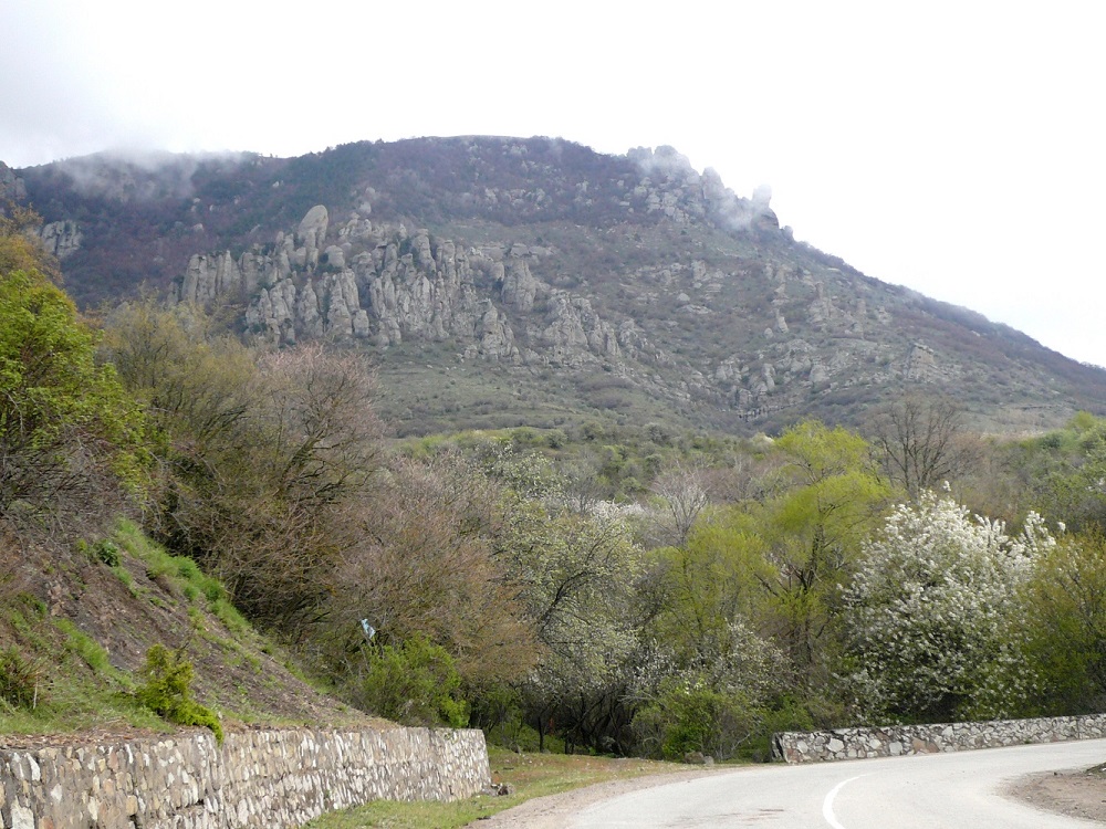 Окрестности села Лучистое, изображение ландшафта.