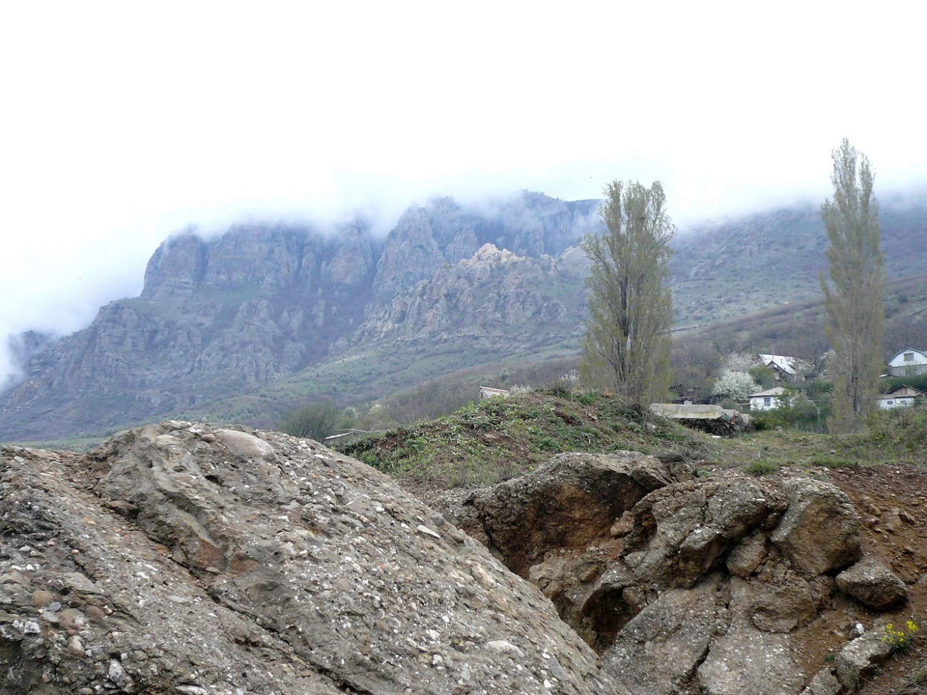 Окрестности села Лучистое, image of landscape/habitat.