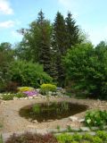 Ботанический сад Пензенского ГУ, изображение ландшафта.