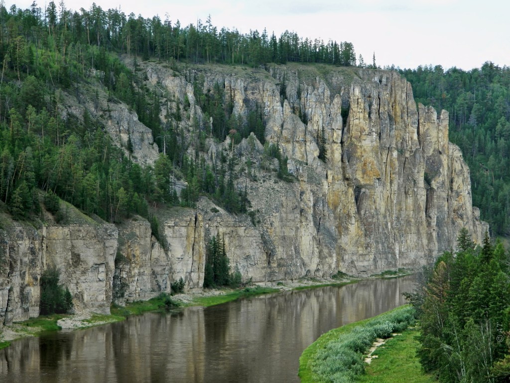 Река Синяя, изображение ландшафта.