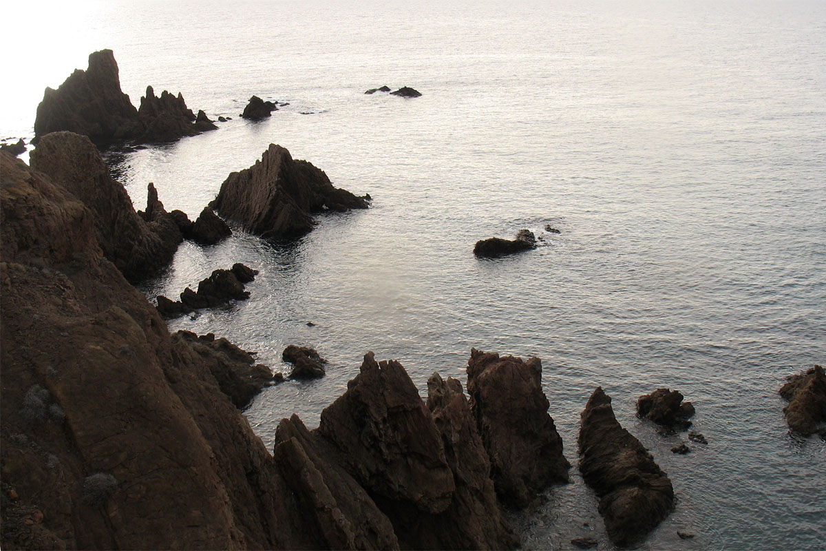 Cabo de Gata, изображение ландшафта.