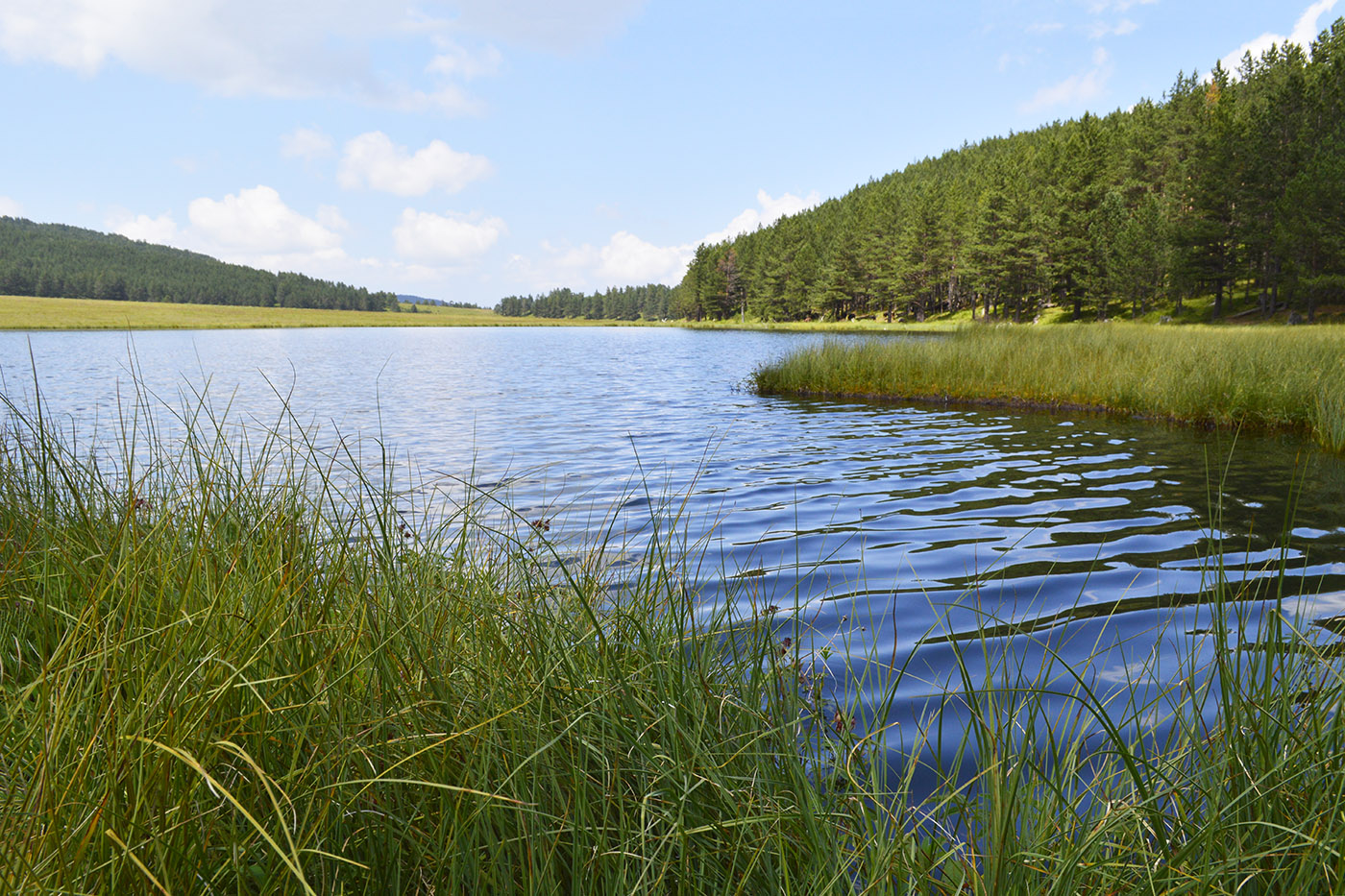 Озеро Хурла-Кёль, изображение ландшафта.