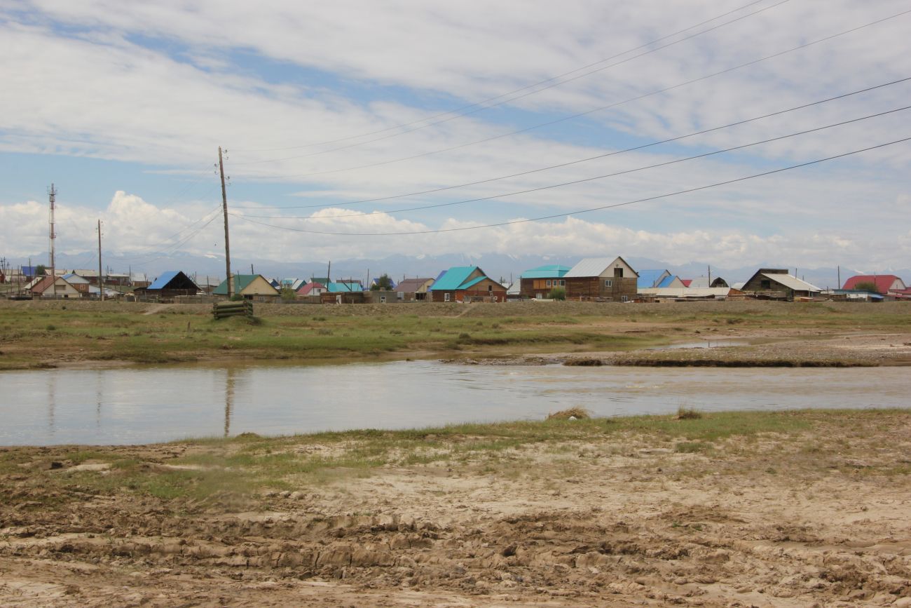 Окрестности села Кош-Агач, изображение ландшафта.