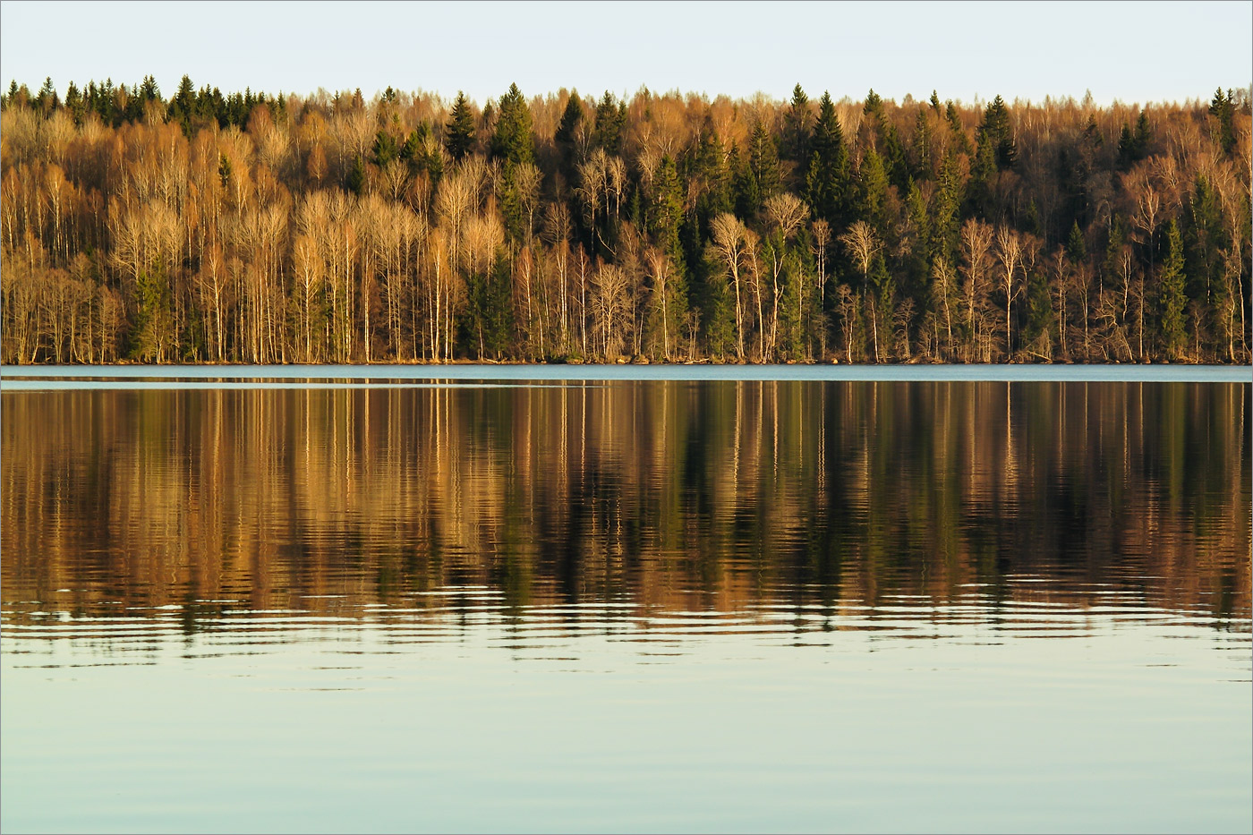 Озеро Глубокое, изображение ландшафта.