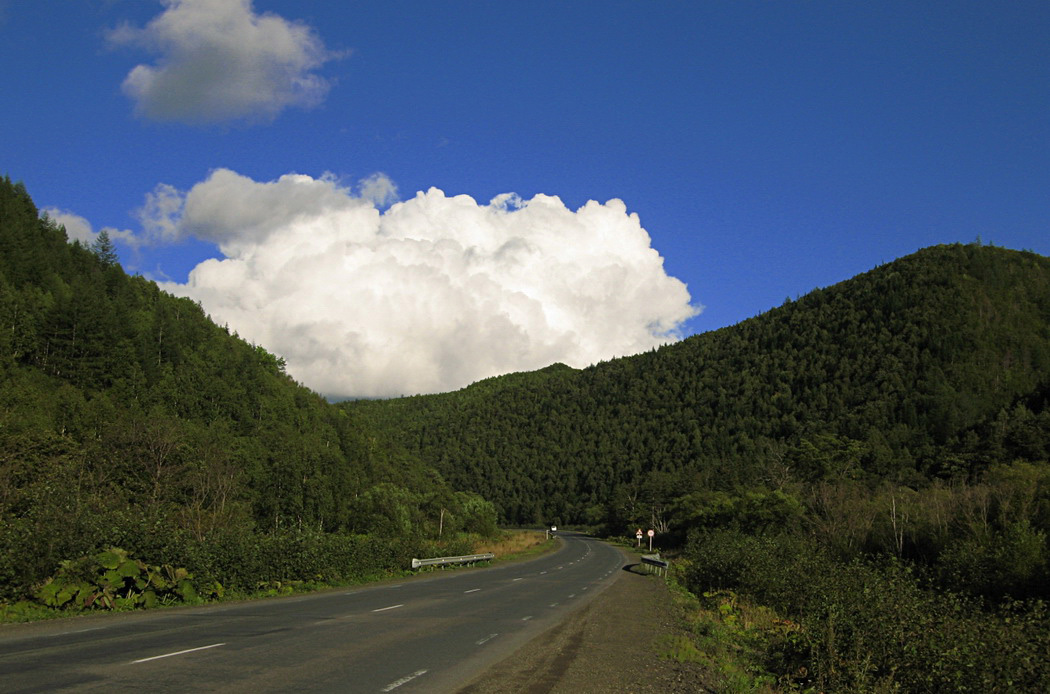 Южно-Сахалинск, изображение ландшафта.