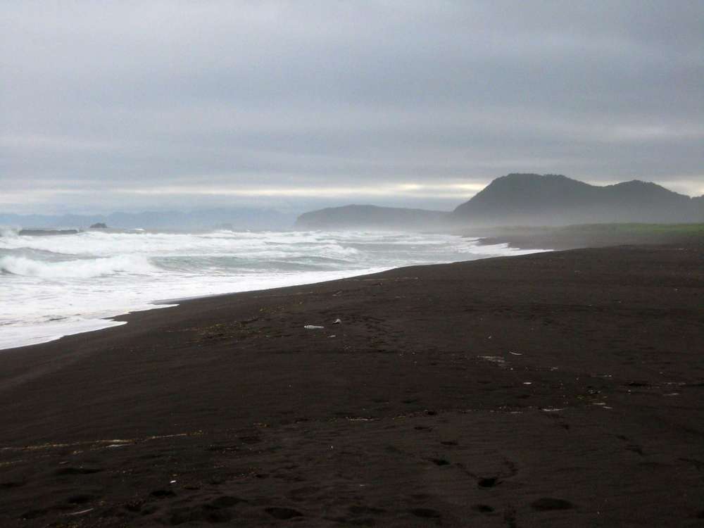 Халактырский пляж, изображение ландшафта.