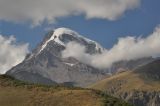 Гора Казбек, изображение ландшафта.