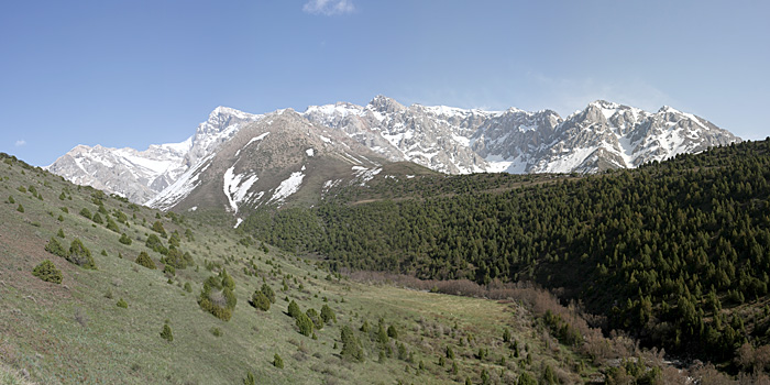 Сазаната, изображение ландшафта.