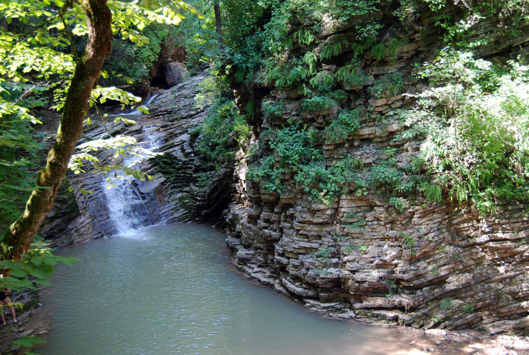 Долина реки Руфабго, изображение ландшафта.