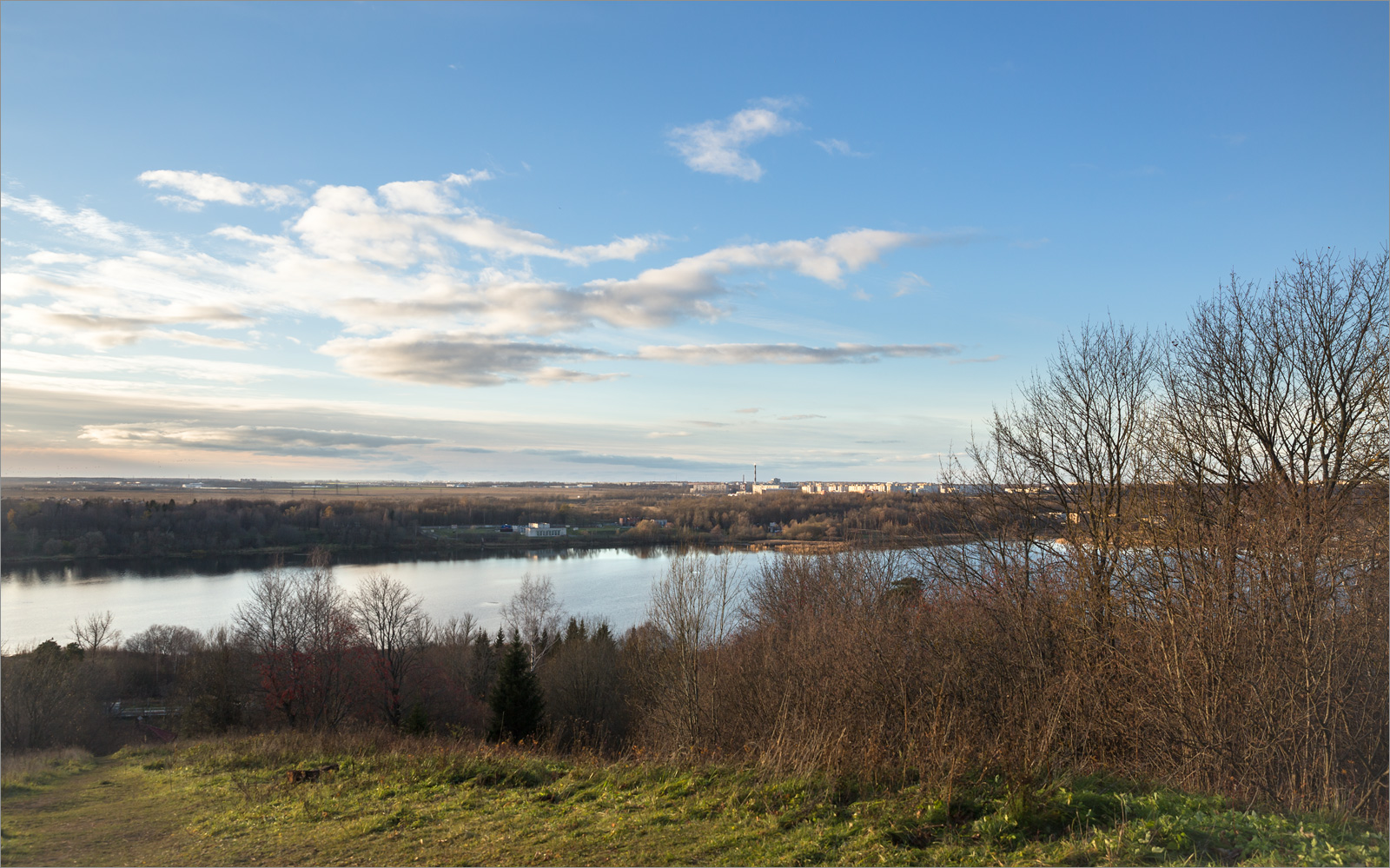 Дудергофское озеро, изображение ландшафта.