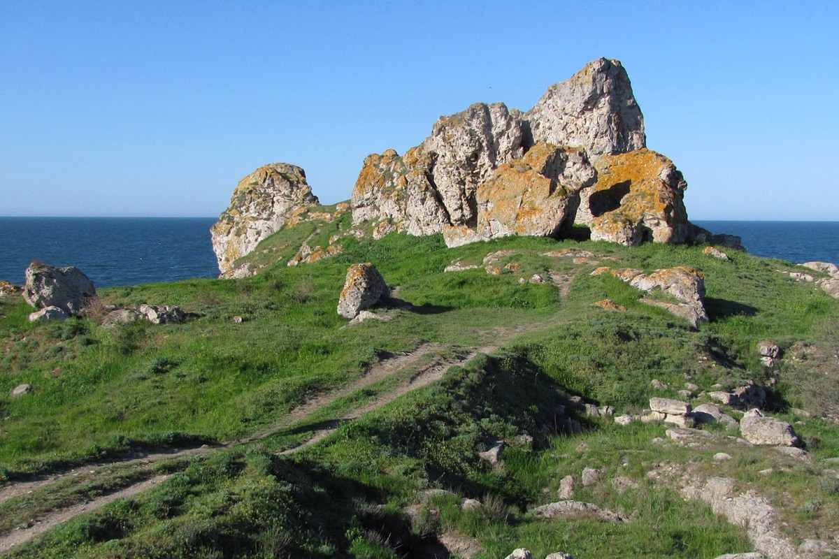 Крымское Приазовье, изображение ландшафта.