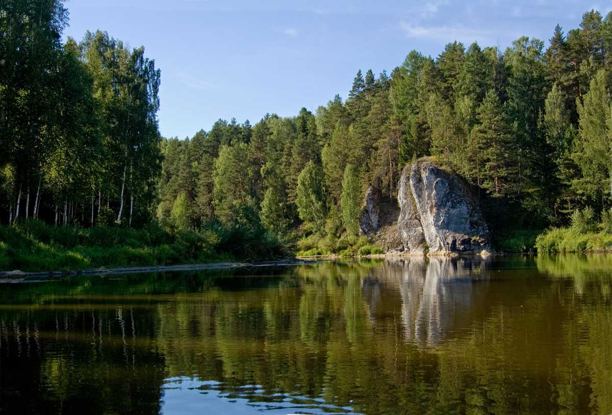 Окрестности Староуткинска, изображение ландшафта.