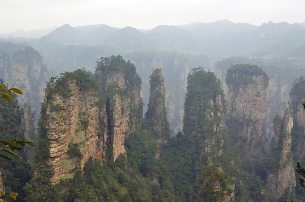 Национальный парк "Чжанцзяцзе", изображение ландшафта.
