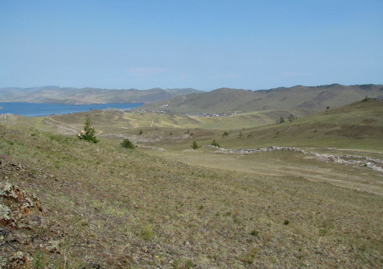 Тажеранская степь, изображение ландшафта.