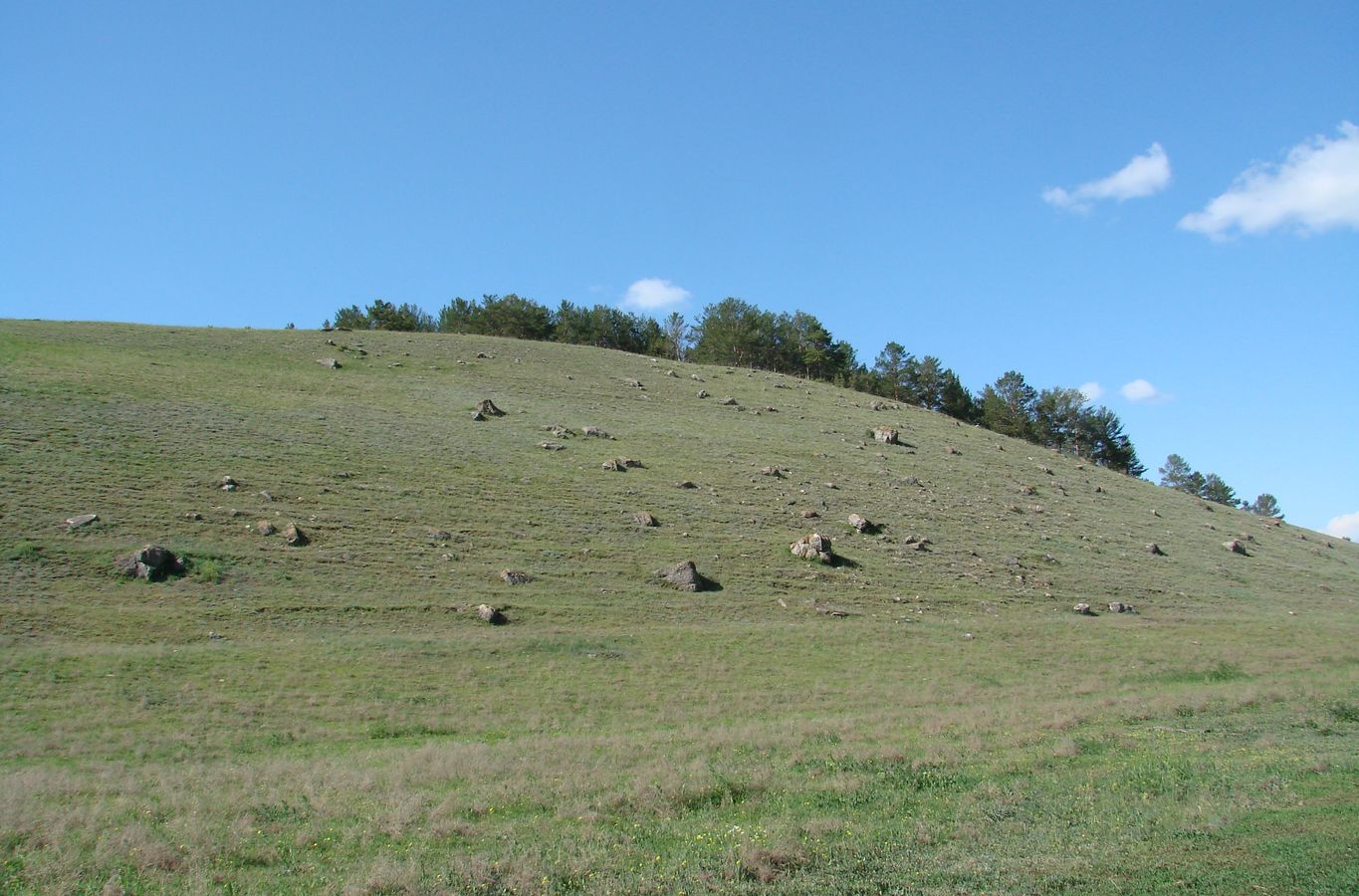 Село Бохан, изображение ландшафта.