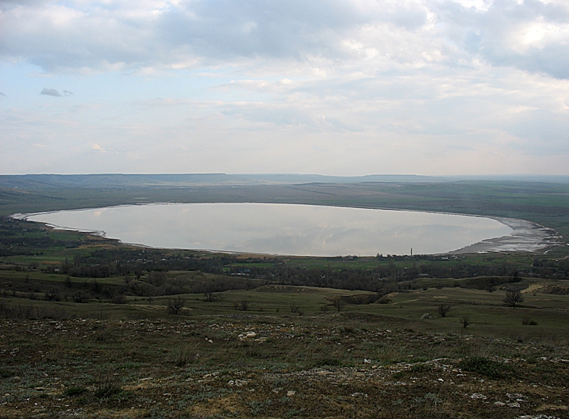 Озеро Солёное, изображение ландшафта.
