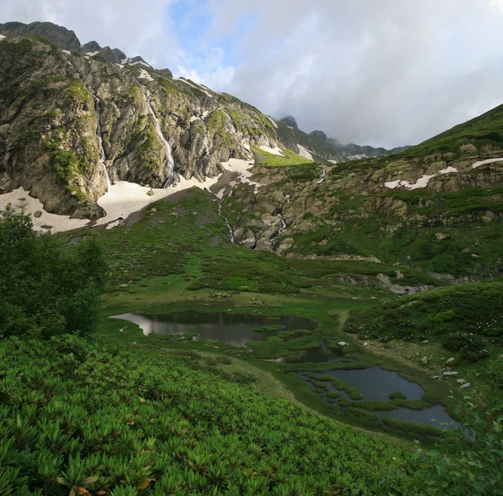 Долина реки Киша, изображение ландшафта.
