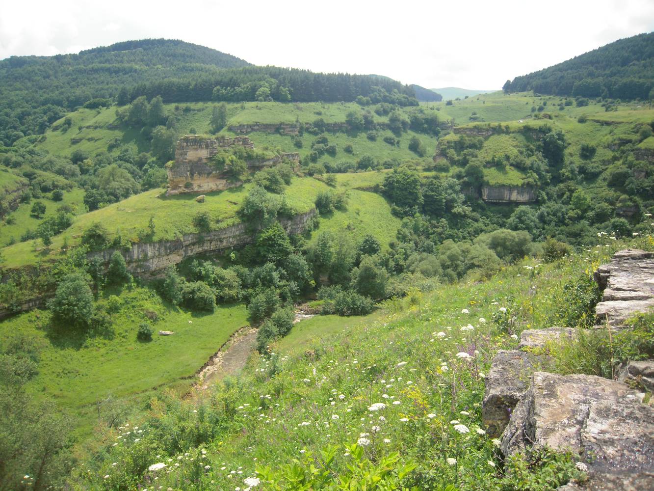 Лермонтовская скала, изображение ландшафта.