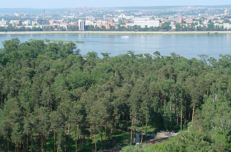 Город Иркутск, изображение ландшафта.