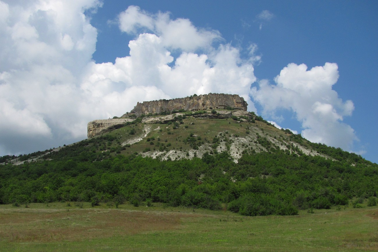 Тепе-Кермен, изображение ландшафта.