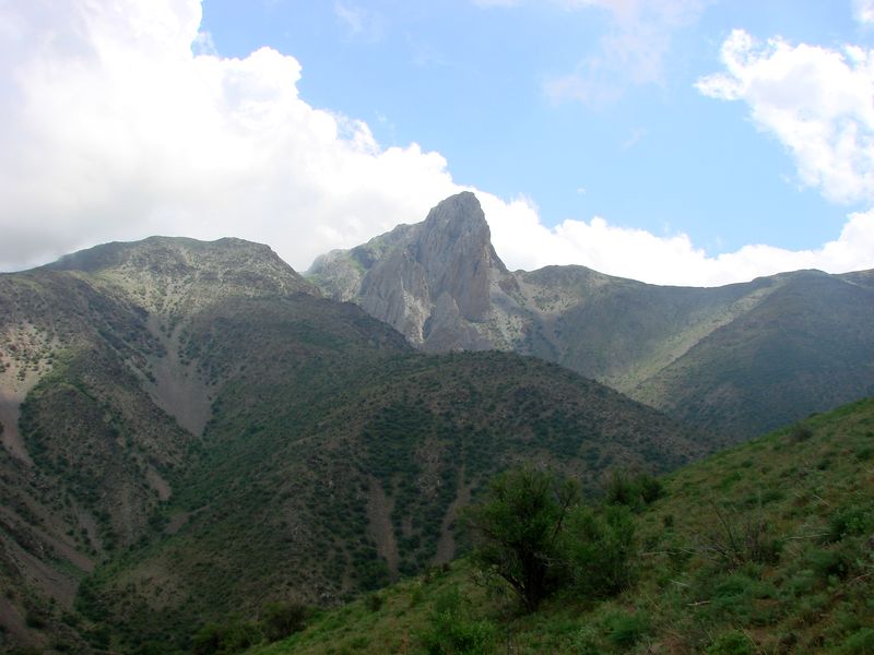 Гора Паррандас, изображение ландшафта.