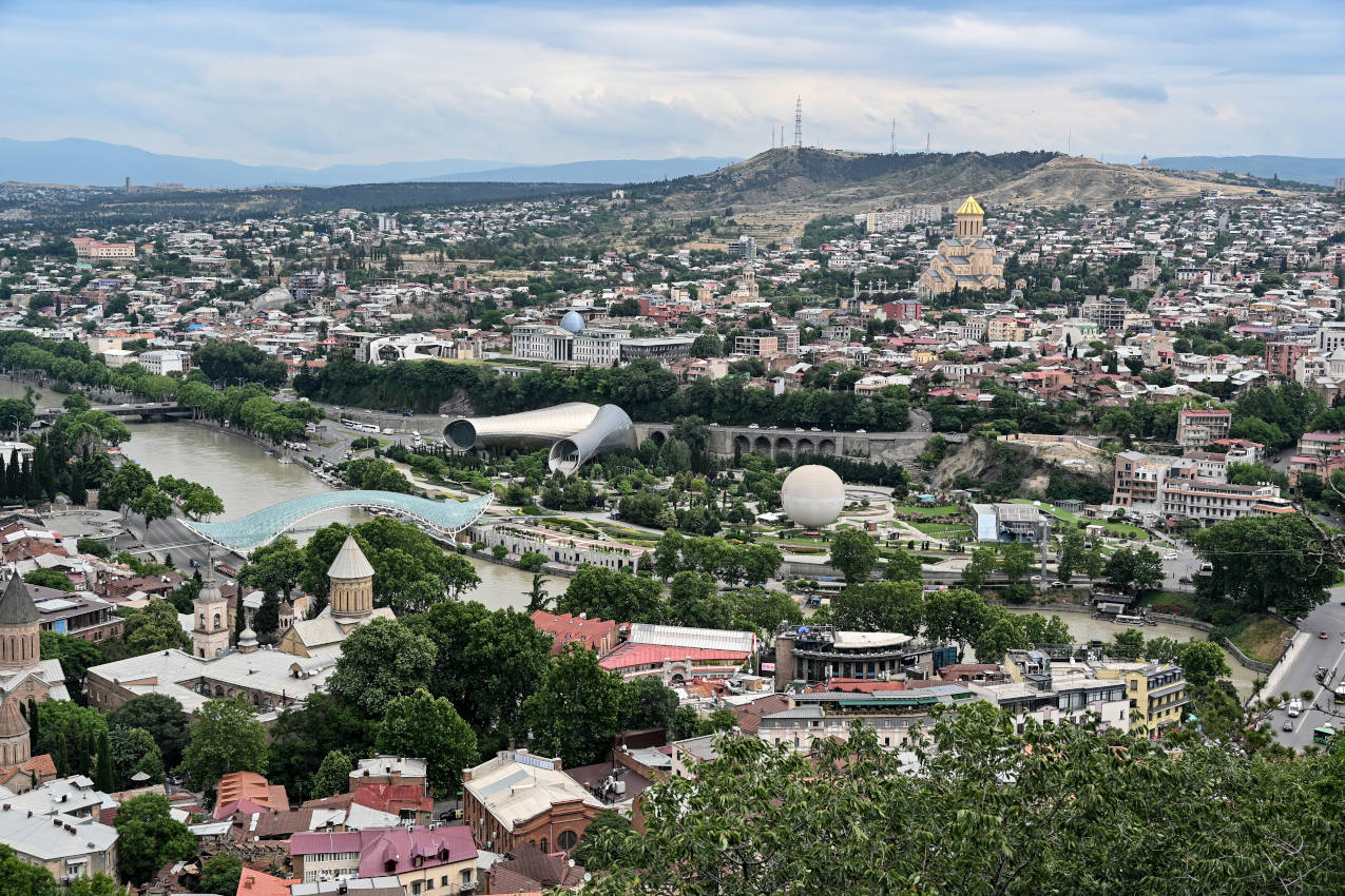 Тбилиси, изображение ландшафта.