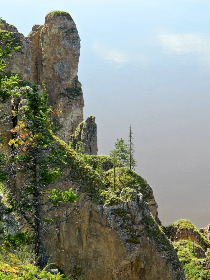 Ленские столбы, изображение ландшафта.