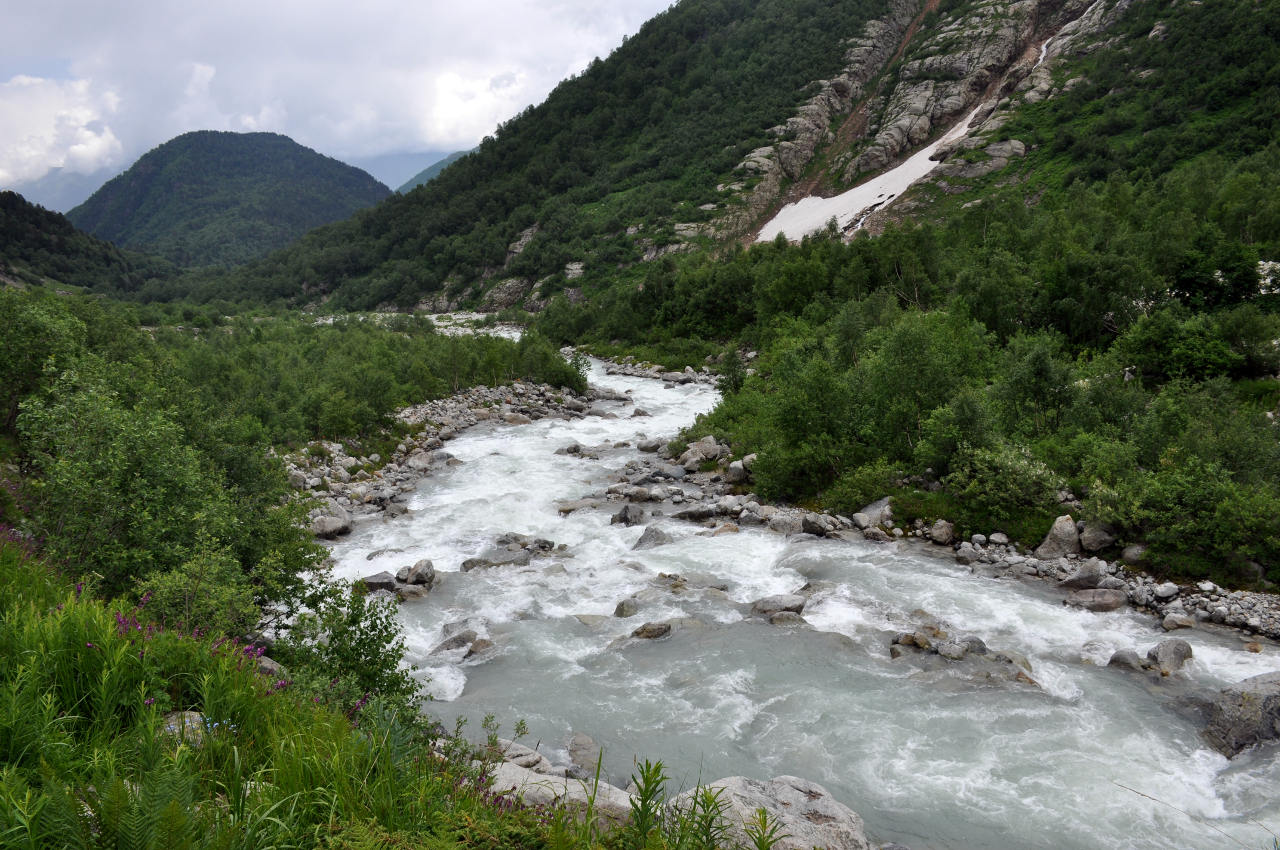 Долина реки Танадон, image of landscape/habitat.