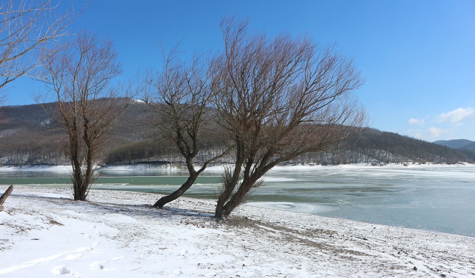 Неберджаевское водохранилище, изображение ландшафта.