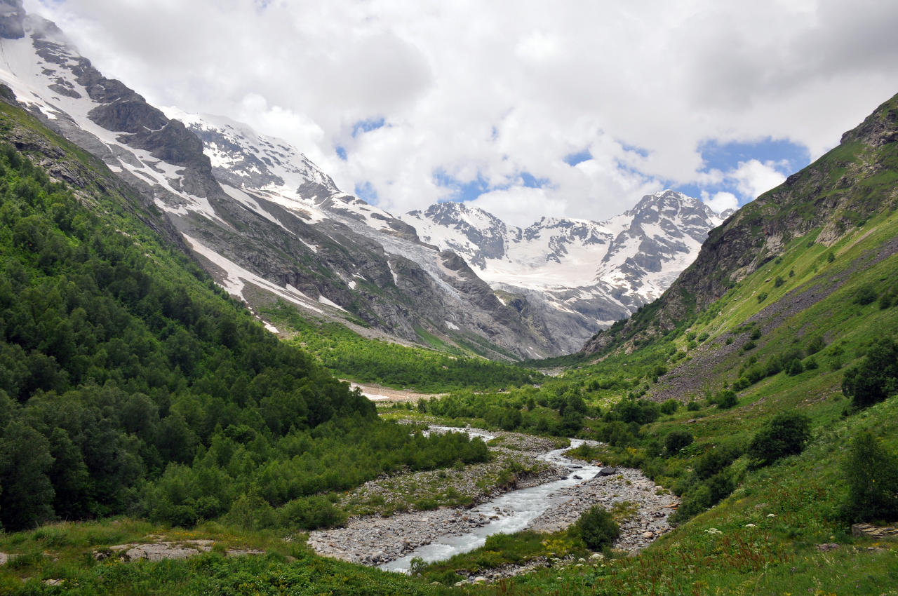 Долина реки Танадон, image of landscape/habitat.