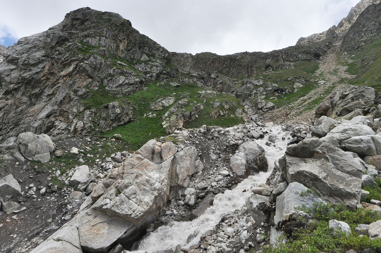 Долина реки Терскол, image of landscape/habitat.