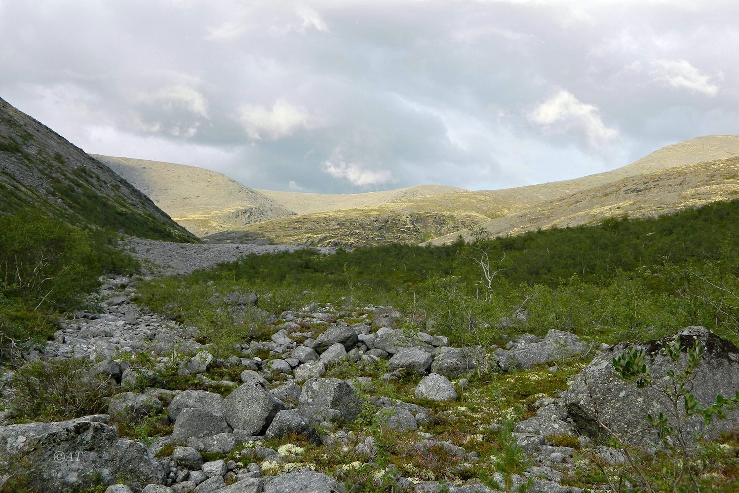 Ручей Маннепахк, изображение ландшафта.