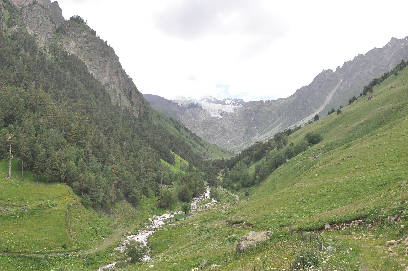 Долина реки Терскол, image of landscape/habitat.