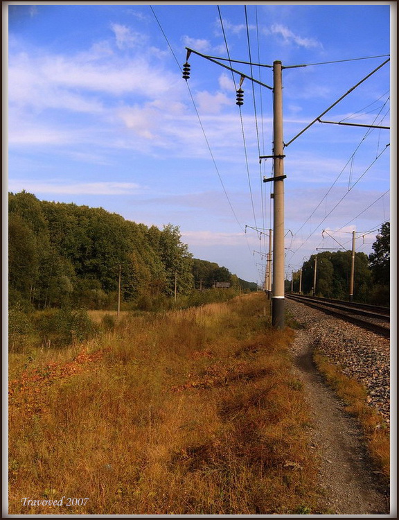 Кумашка. Железнодорожная насыпь, image of landscape/habitat.