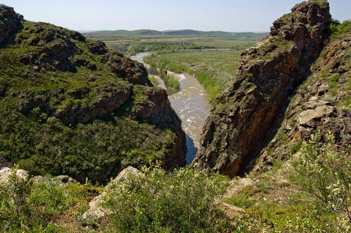 Лепсинский каньон, изображение ландшафта.