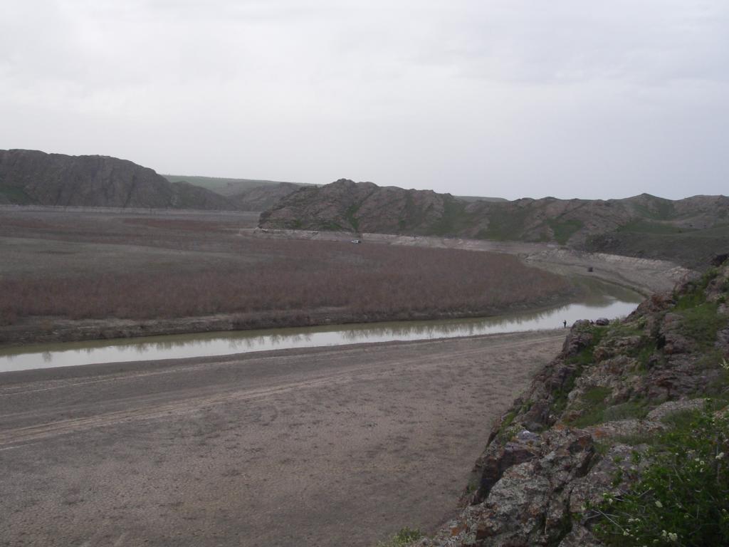 Куртинское водохранилище, изображение ландшафта.