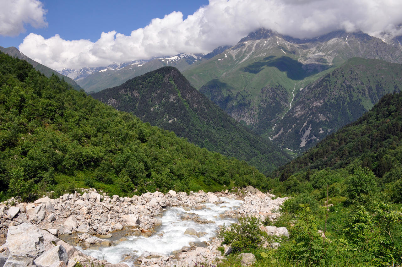 Долина реки Гебидон, image of landscape/habitat.