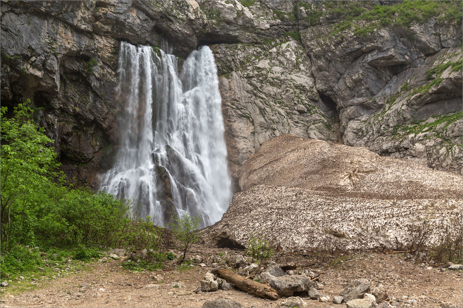 Долина реки Гега, image of landscape/habitat.