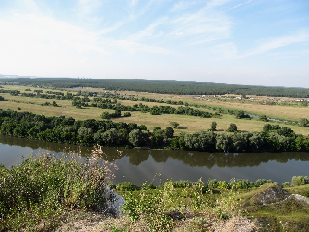 Окрестности села Сторожевое, изображение ландшафта.