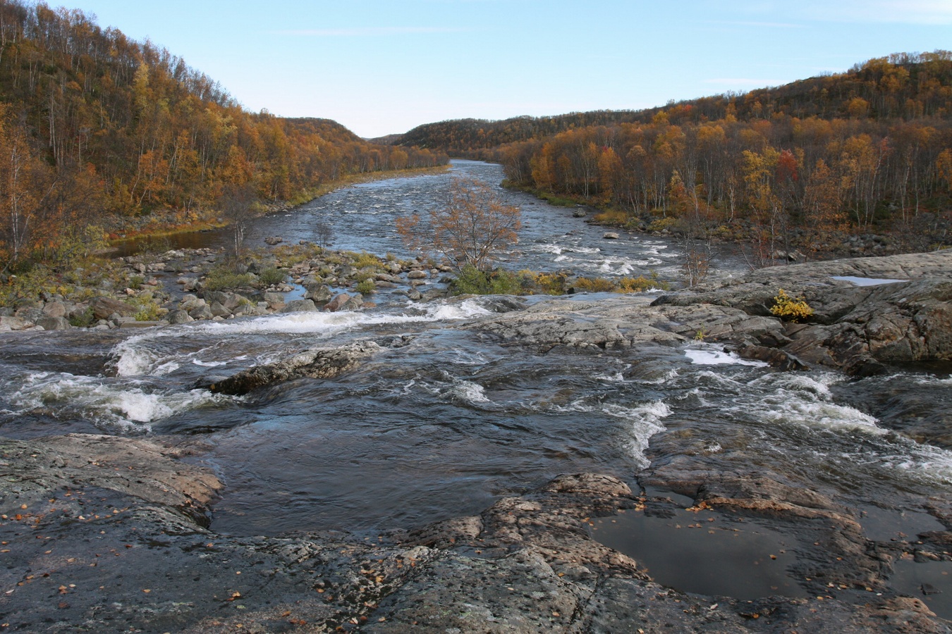 Мельничные водопады, image of landscape/habitat.