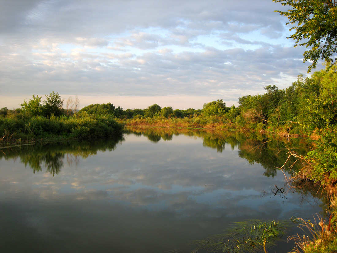 Долина реки Ик, image of landscape/habitat.