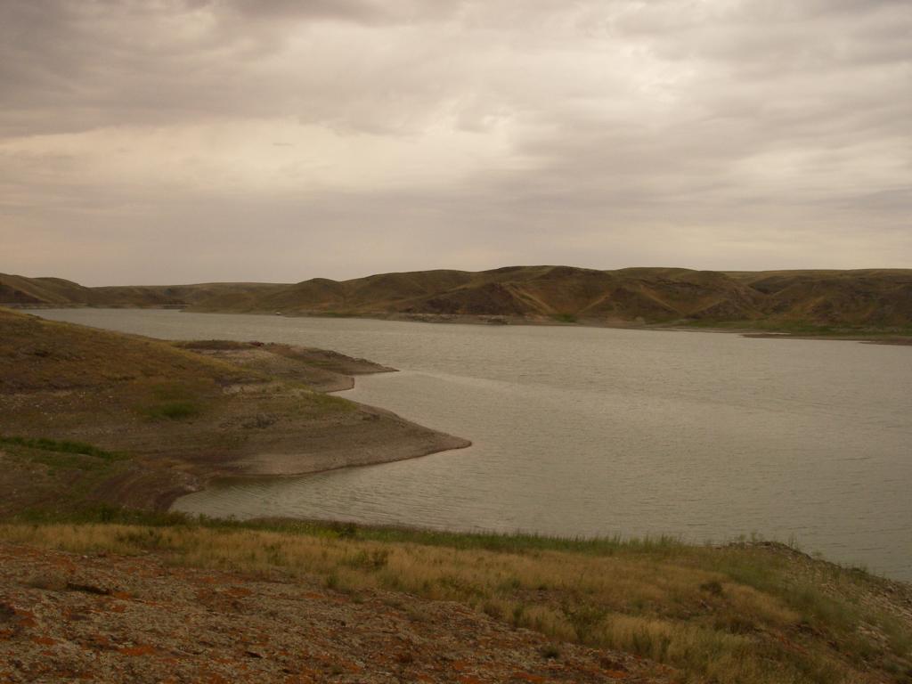 Куртинское водохранилище, изображение ландшафта.