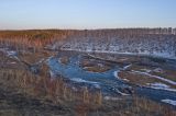 Окрестности деревни Бекленищева, image of landscape/habitat.