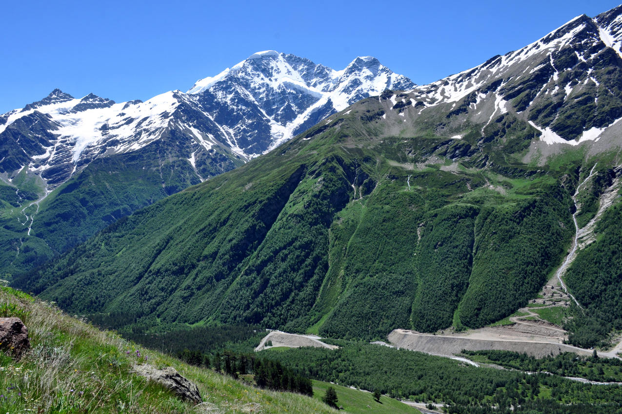 Восточный склон горы Чегет, image of landscape/habitat.