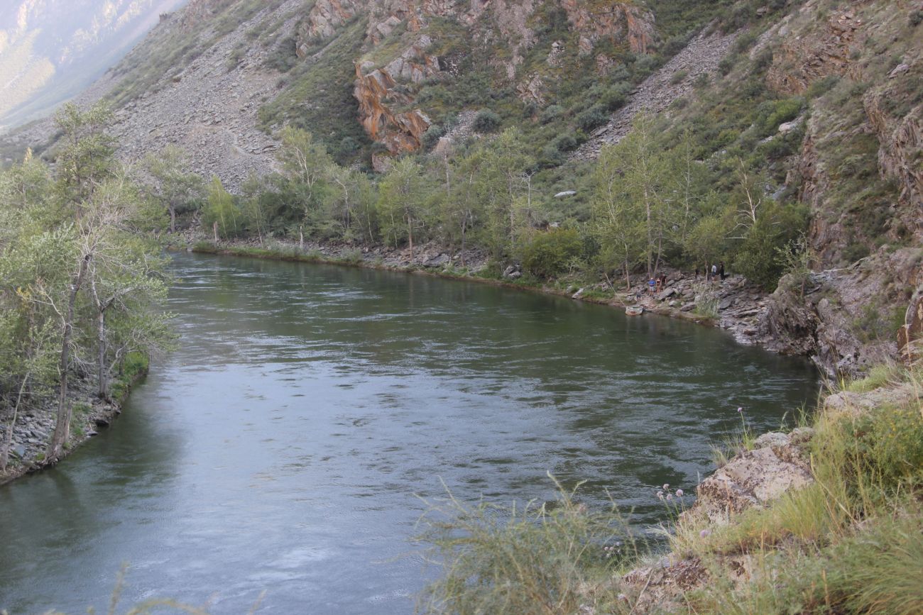 Лодочная переправа Куркуре, изображение ландшафта.