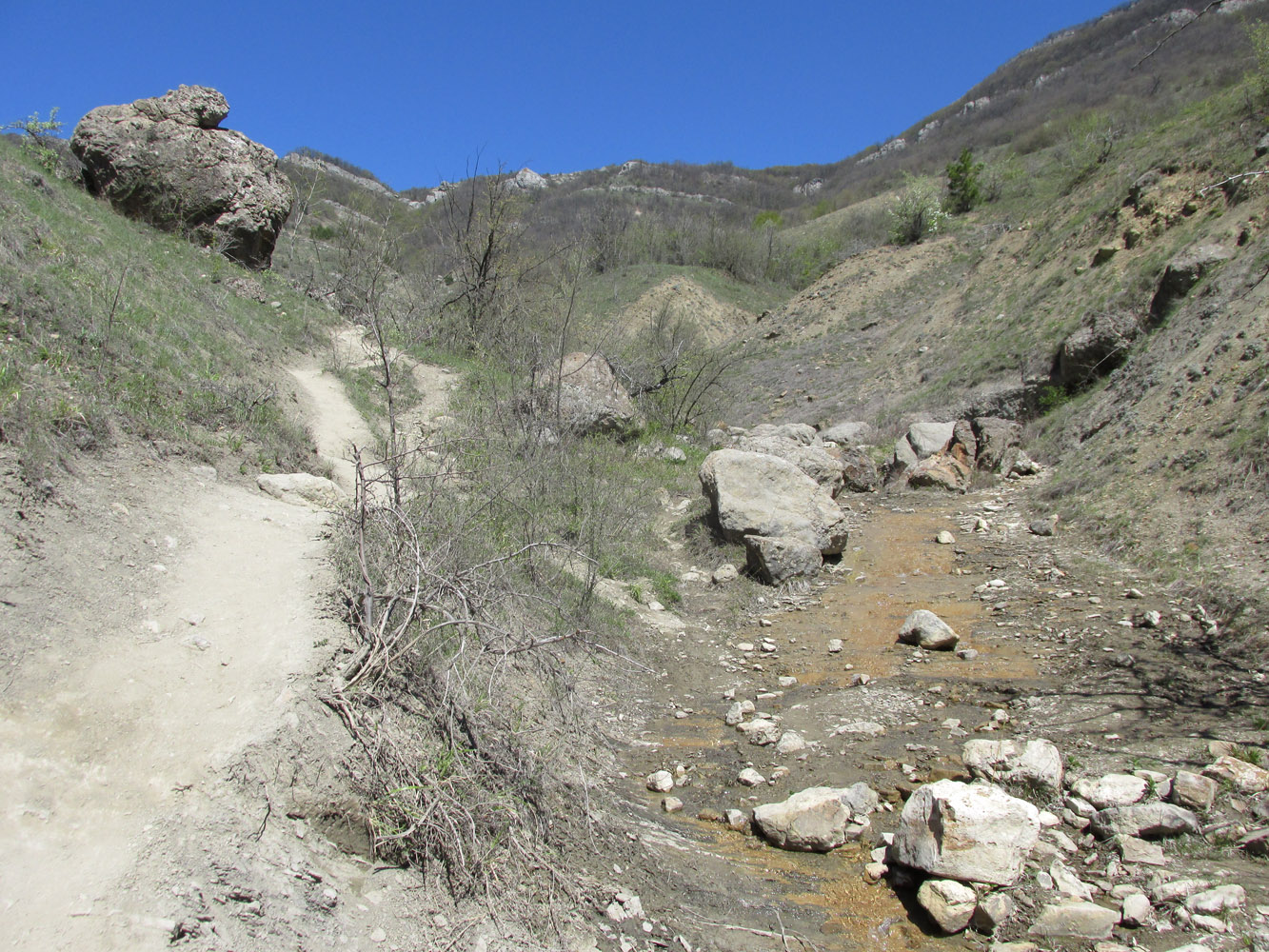 Ущелье реки Пананьян-Узень, image of landscape/habitat.