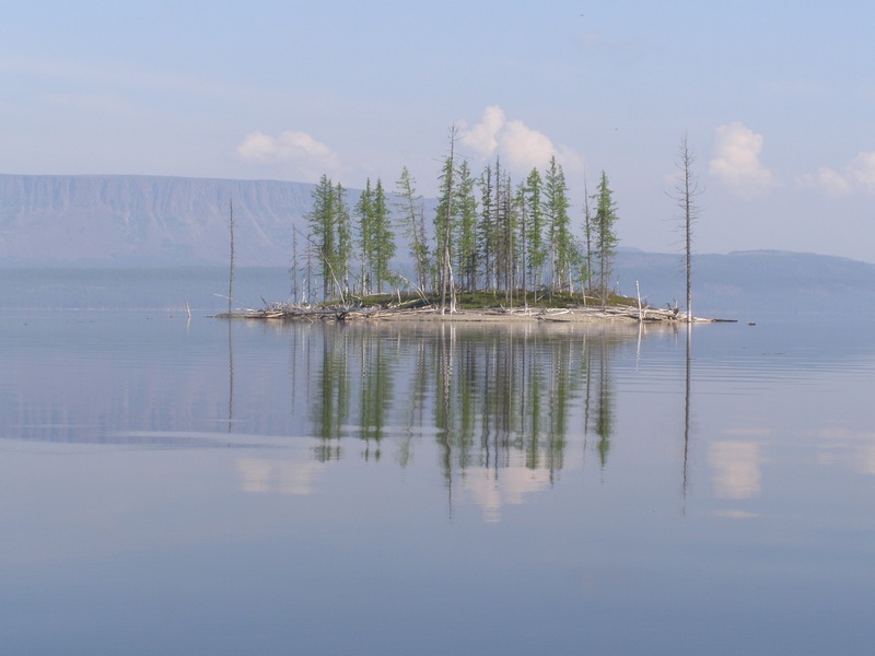 Курейское водохранилище, image of landscape/habitat.